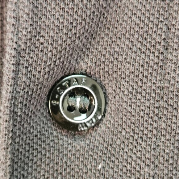 G-Star Raw Polo Shirt Embroidered Logo Golf Black Short Sleeve Men's Size M - Picture 7 of 10